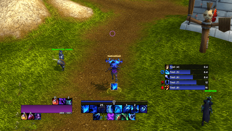 kushlul retail world of warcraft boss and raid mechanics UI addon