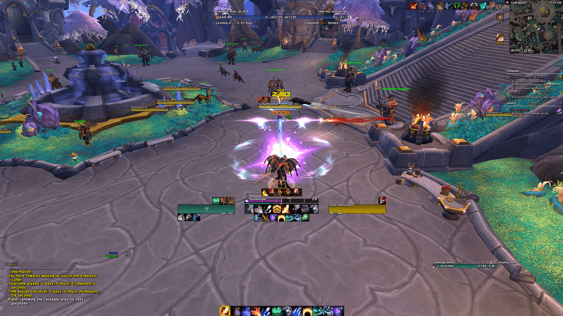 kushlul retail world of warcraft UI evoker gameplay screenshot
