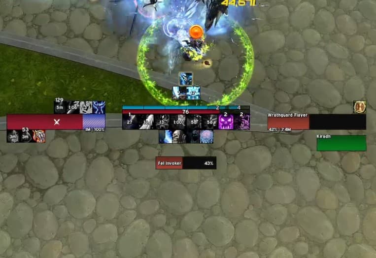 kushlul retail world of warcraft cooldown manager UI for death knight