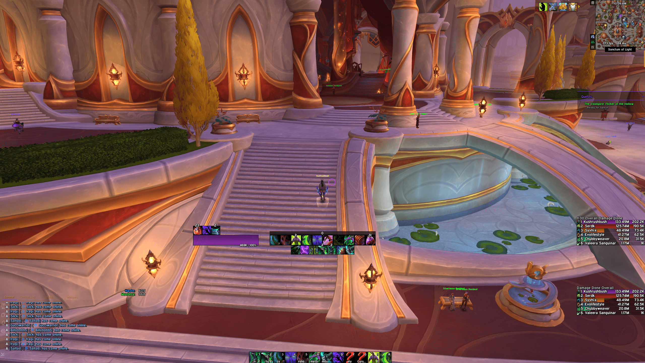 kushlul retail world of warcraft UI screenshot